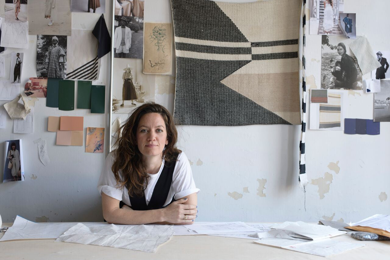 Meet The Designer Caron Callahan Kick Pleat