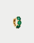 ILEANA MAKRI - Huggie Hoops, Emerald