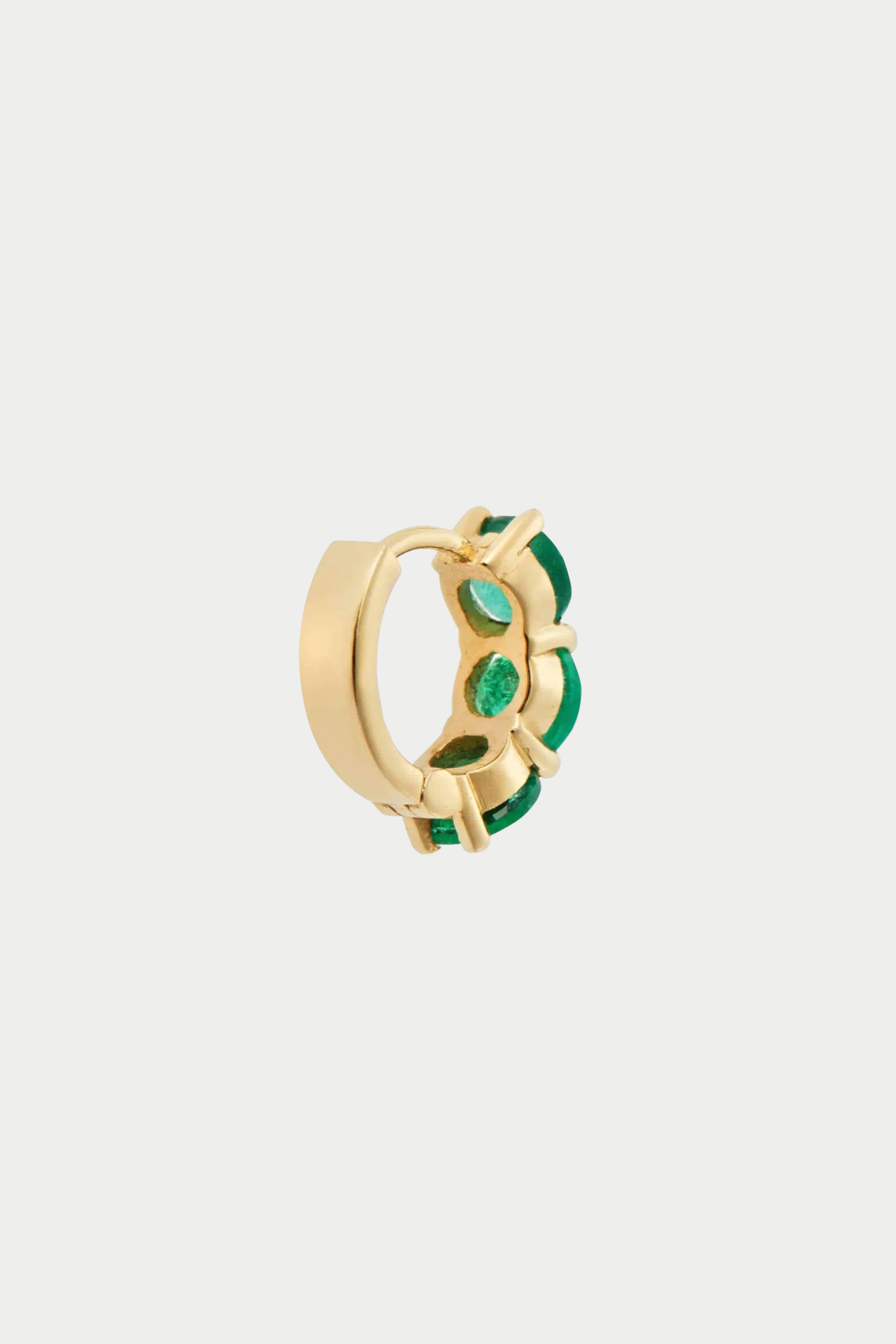 ILEANA MAKRI - Huggie Hoops, Emerald