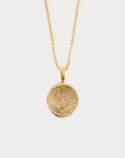 Custom Fingerprint Coin, Yellow Gold