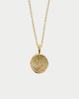 Custom Fingerprint Coin, Yellow Gold