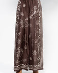 Sammy Silk Pant, Chocolate