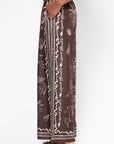 Sammy Silk Pant, Chocolate