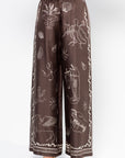 Sammy Silk Pant, Chocolate