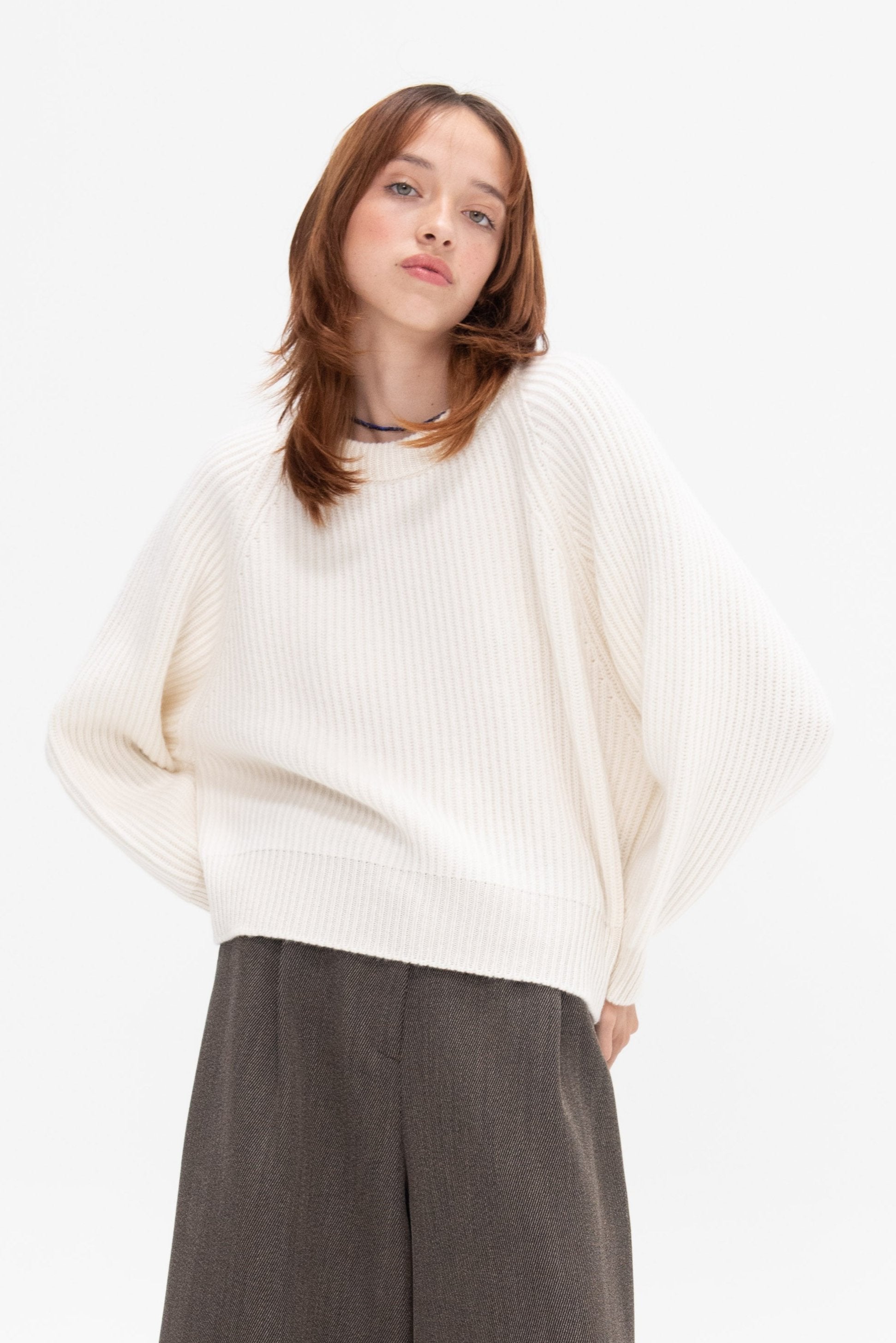 BEGG X CO - Kita Sweater, Ice White