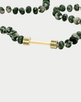 ITÄ - "Bosfor" Rondelle Bead Strand, Moss Agate