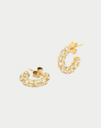 JOANNA DAHDAH - Cage Hoop Earrings, Yellow Gold