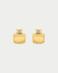 JADE RUZZO - Cowbell Earring Small, Mango Moonstone