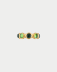 Vic Ring Small, Green Tourmaline