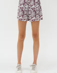 TIBI - Batik Pull-On Short, Cinnamon Multi