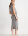 Allude - Long Skirt, Heather Melange