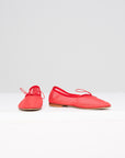 Mesh Dream Ballerina, Bright Red