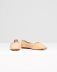 Square Toe Ballerina, Natural