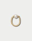 MARLA AARON - Trundle Lock Ring, Pearl