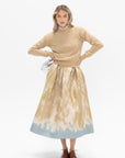 DRIES VAN NOTEN - A-line Skirt, Beige