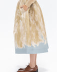 DRIES VAN NOTEN - A-line Skirt, Beige