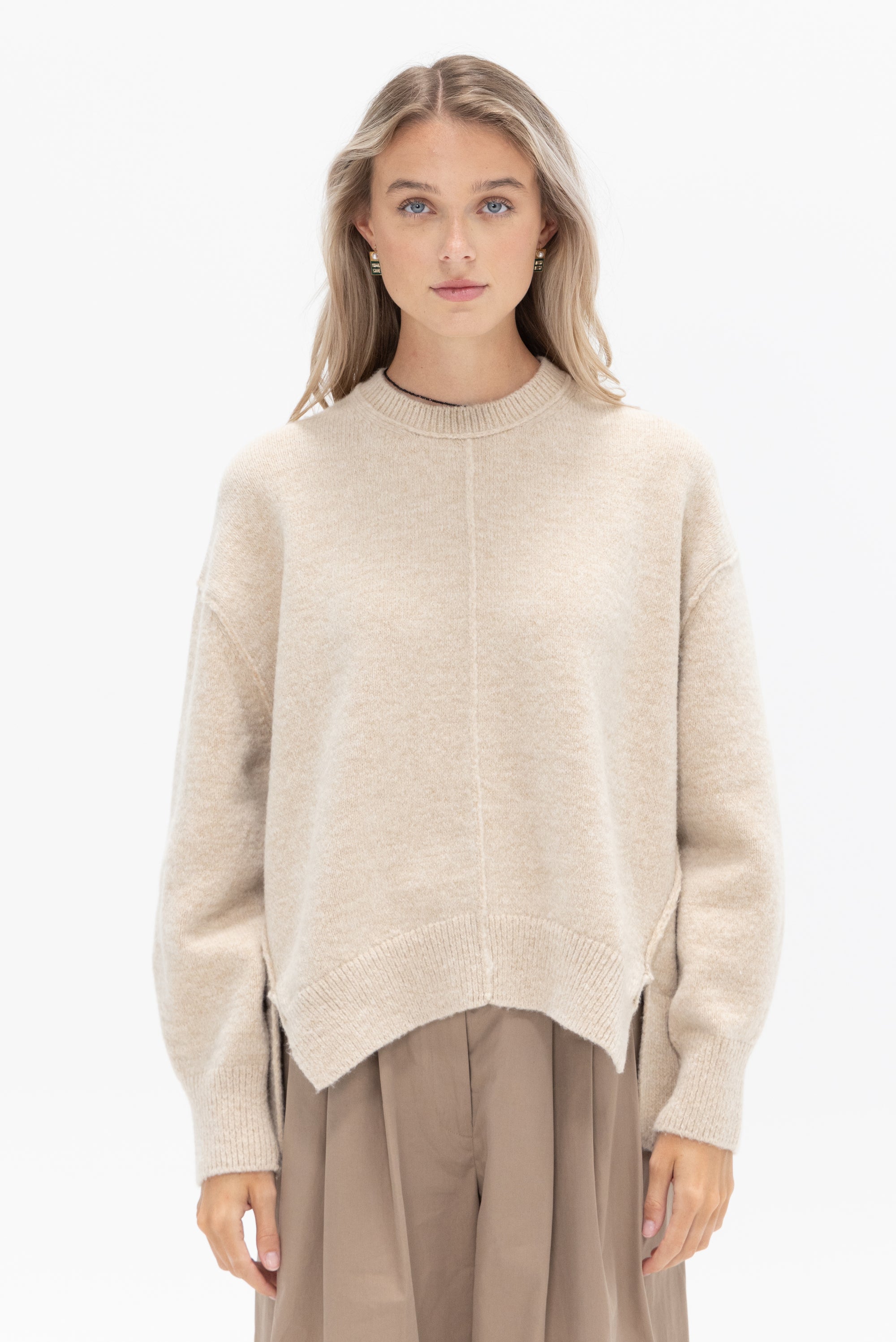 PROENZA SCHOULER WHITE LABEL - Kellen Wool Sweater, Birch