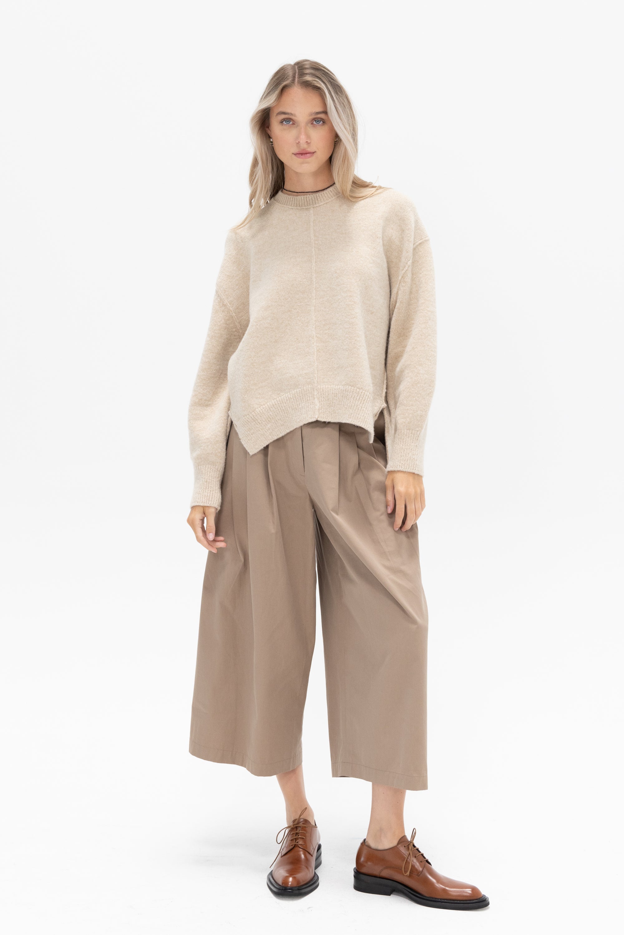 PROENZA SCHOULER WHITE LABEL - Kellen Wool Sweater, Birch