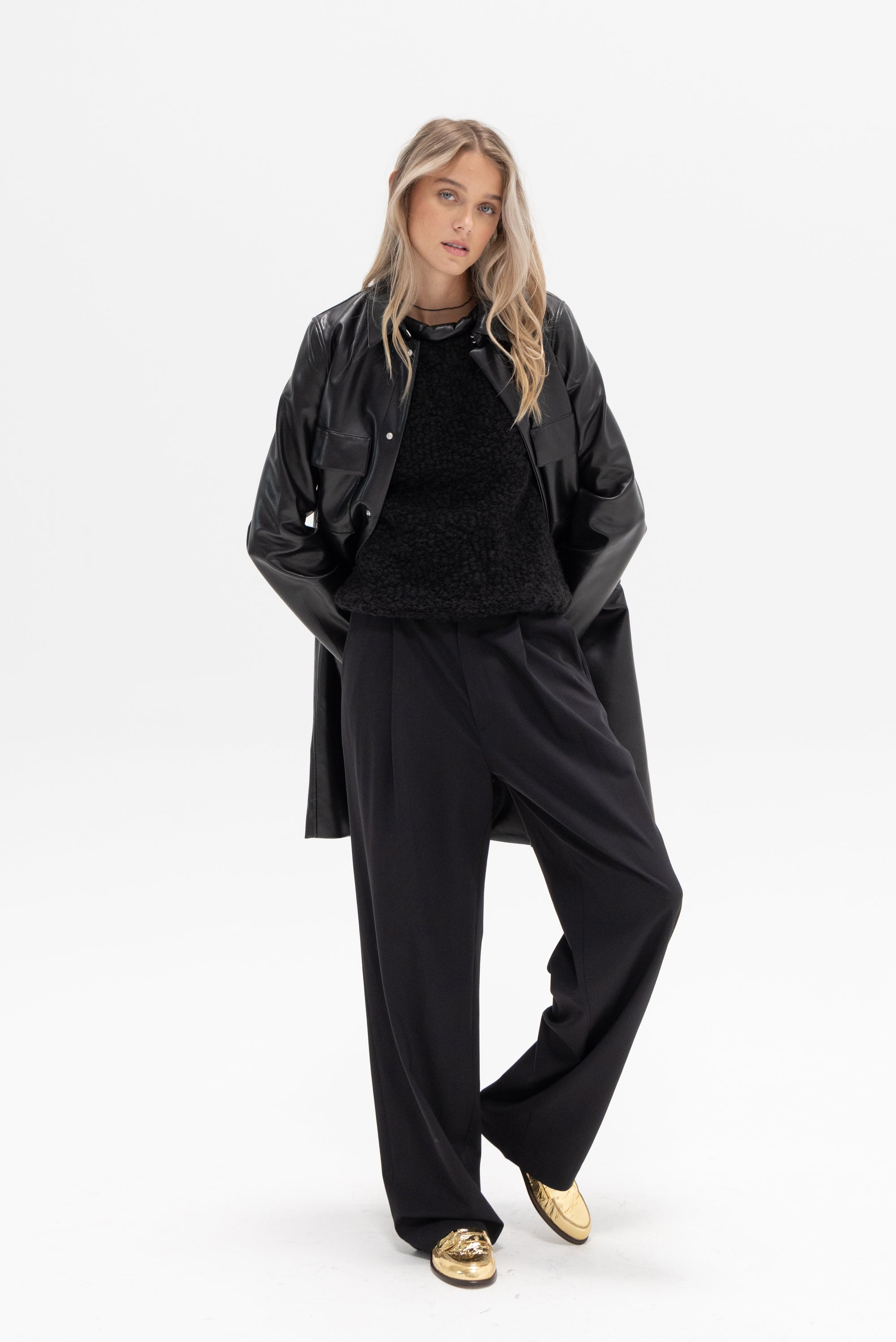 GAUCHERE - Pants, Black