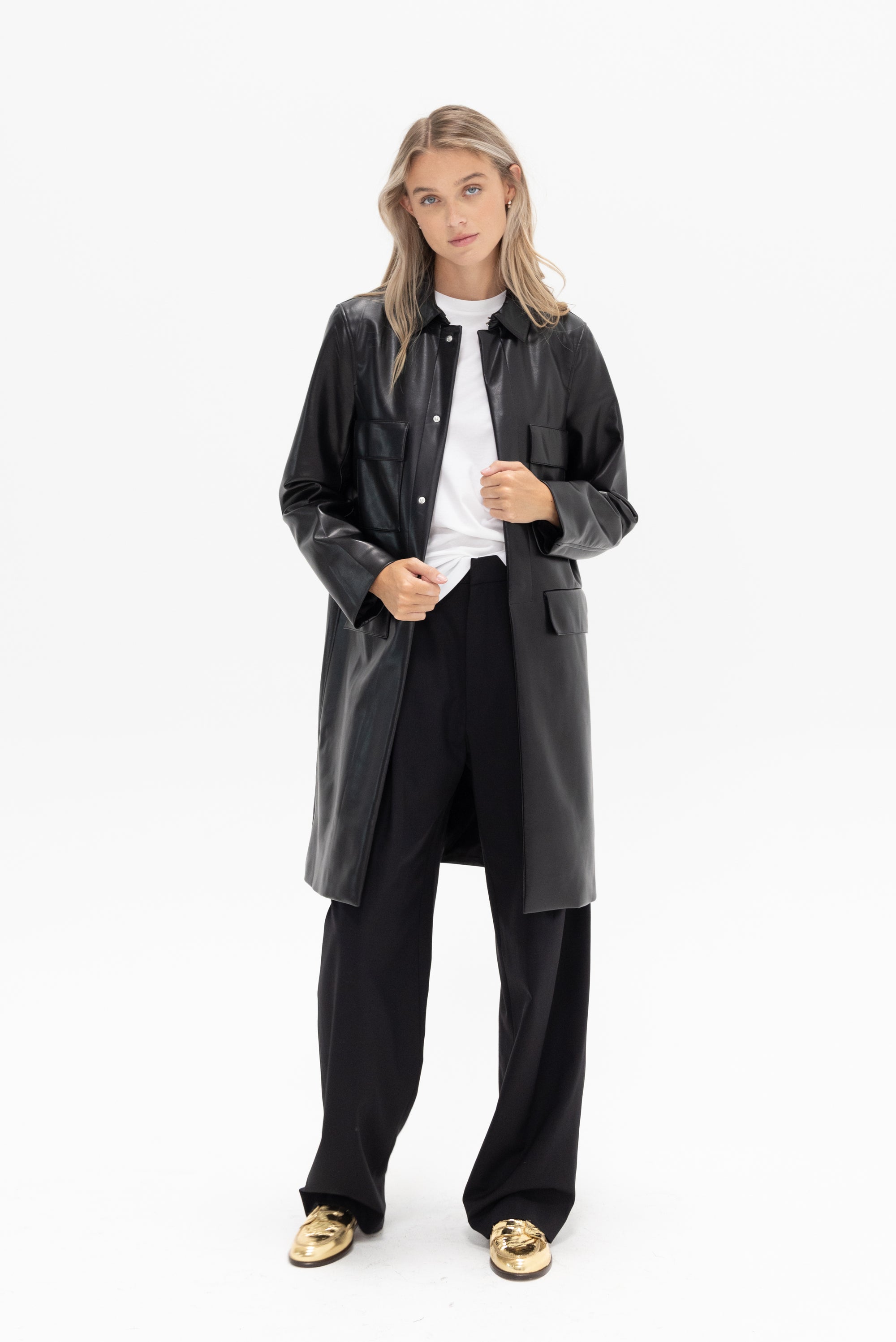 GAUCHERE - Coat, Black