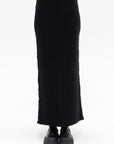 GAUCHERE - Knit Skirt, Black