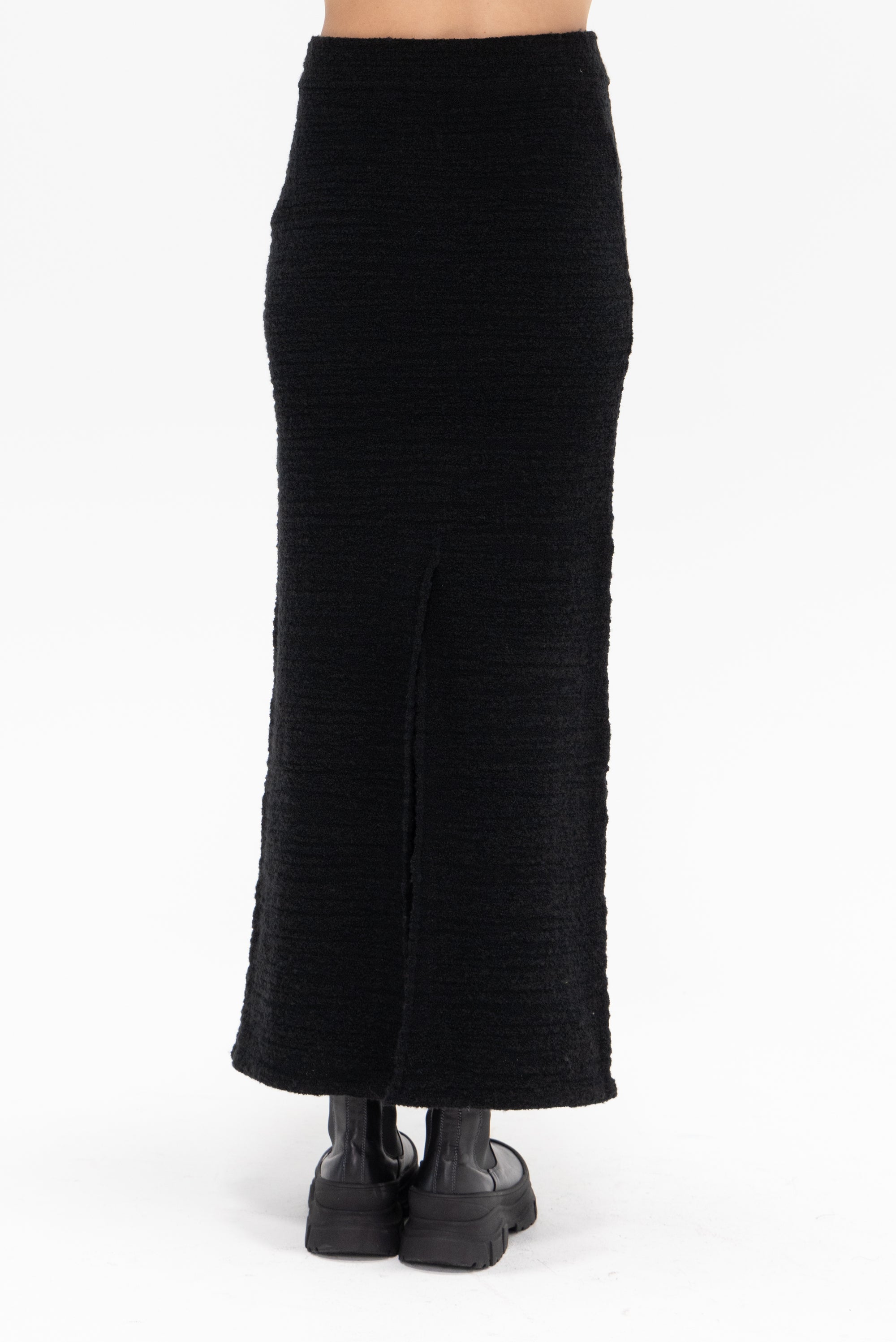 GAUCHERE - Knit Skirt, Black