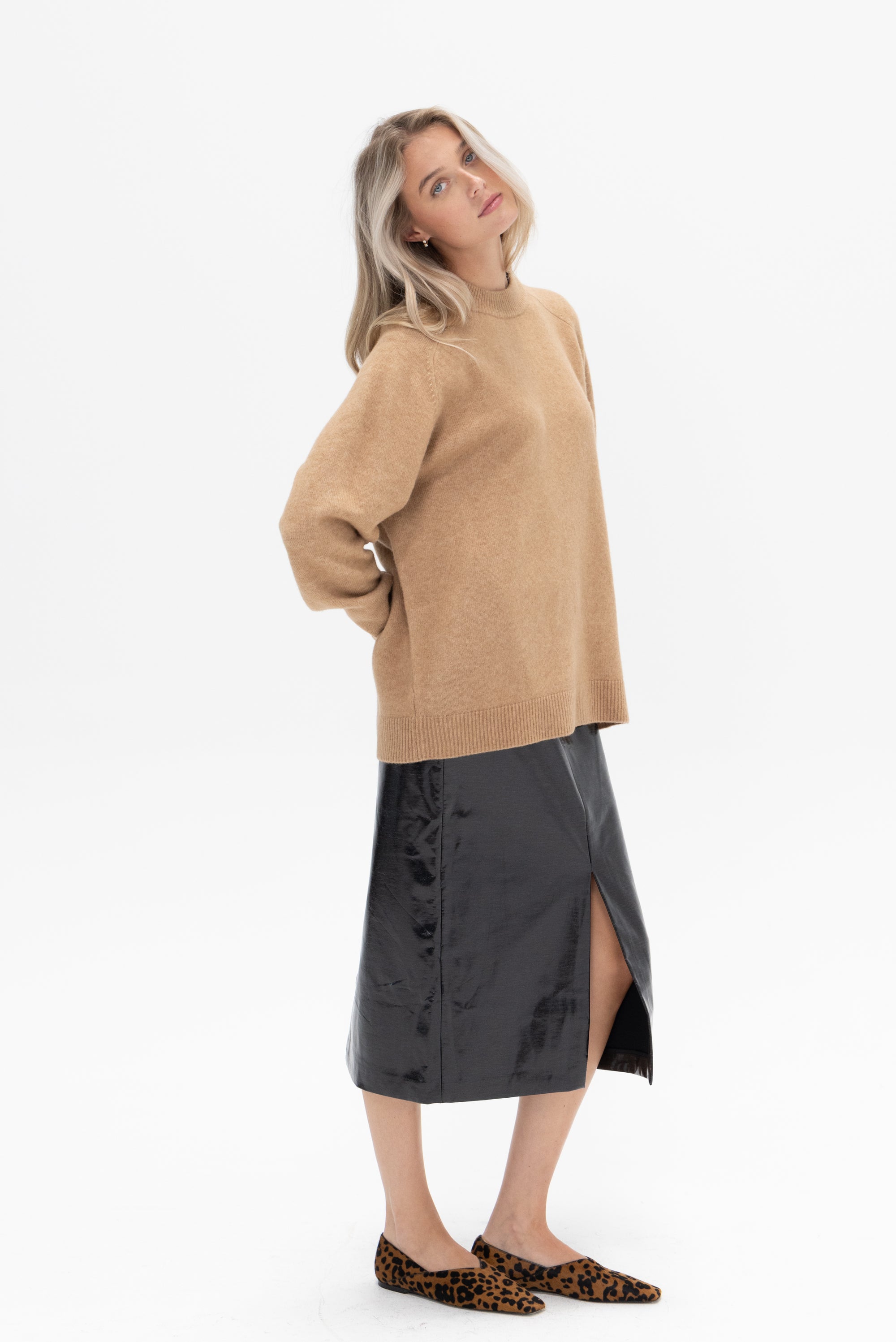 TIBI - Camel Hair Knit, Camel