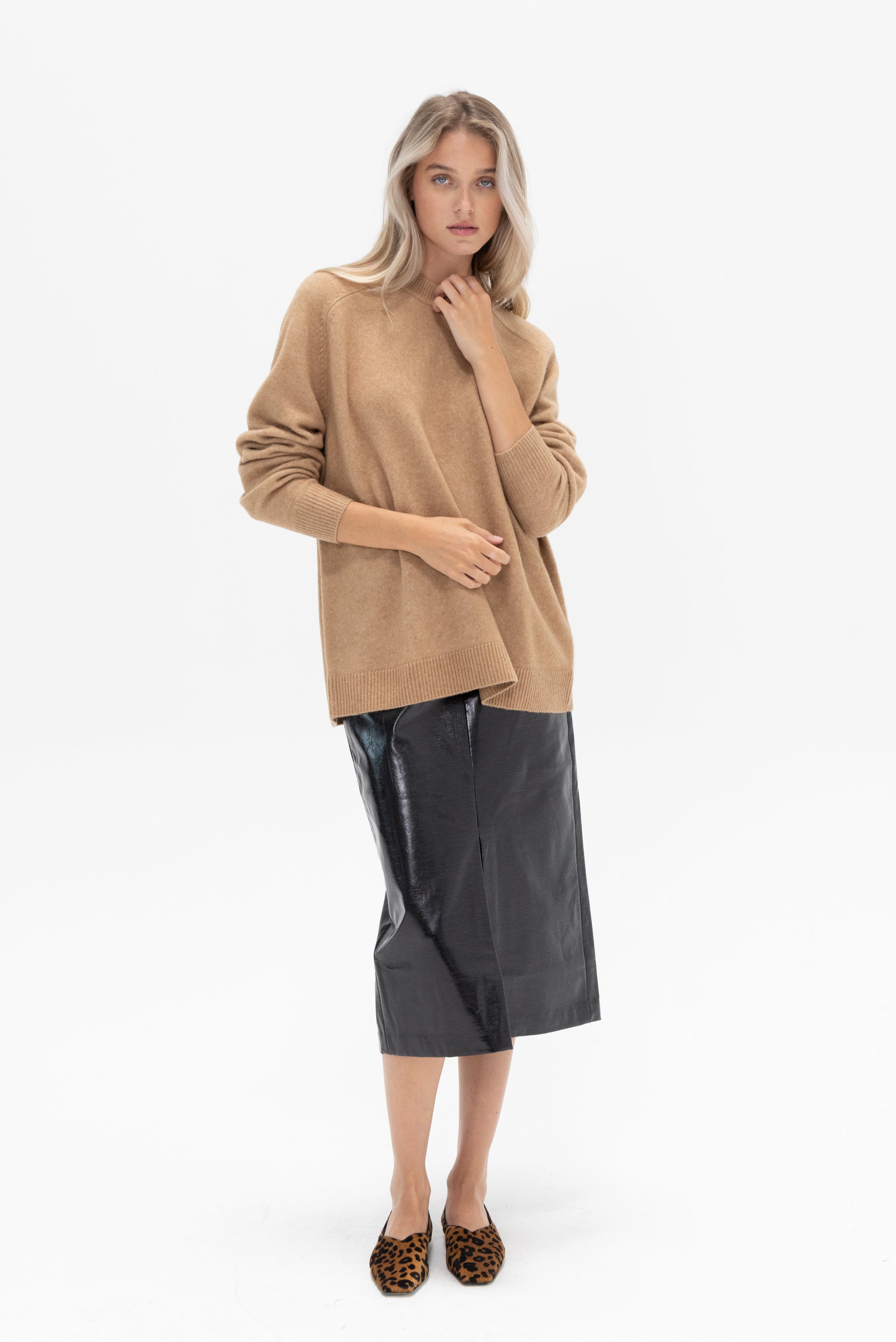 TIBI - Camel Hair Knit, Camel