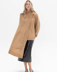 TIBI - Camel Hair Knit Cape, Camel