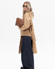 TIBI - Camel Hair Knit Cape, Camel