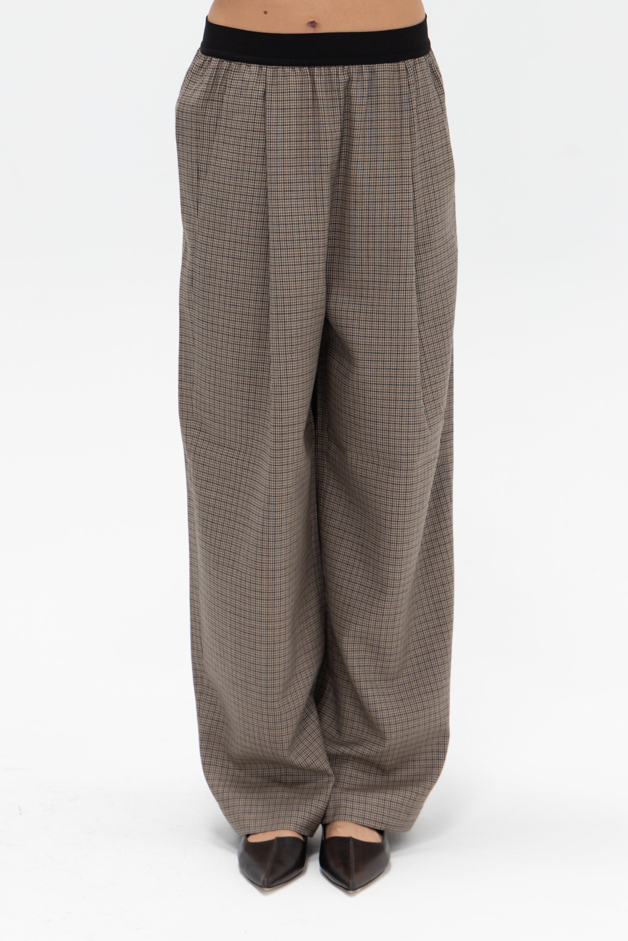 TIBI - Thomas Menswear Check, Tan Multi