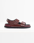 BIRKENSTOCK - Milano Shiny Patent Leather, Port