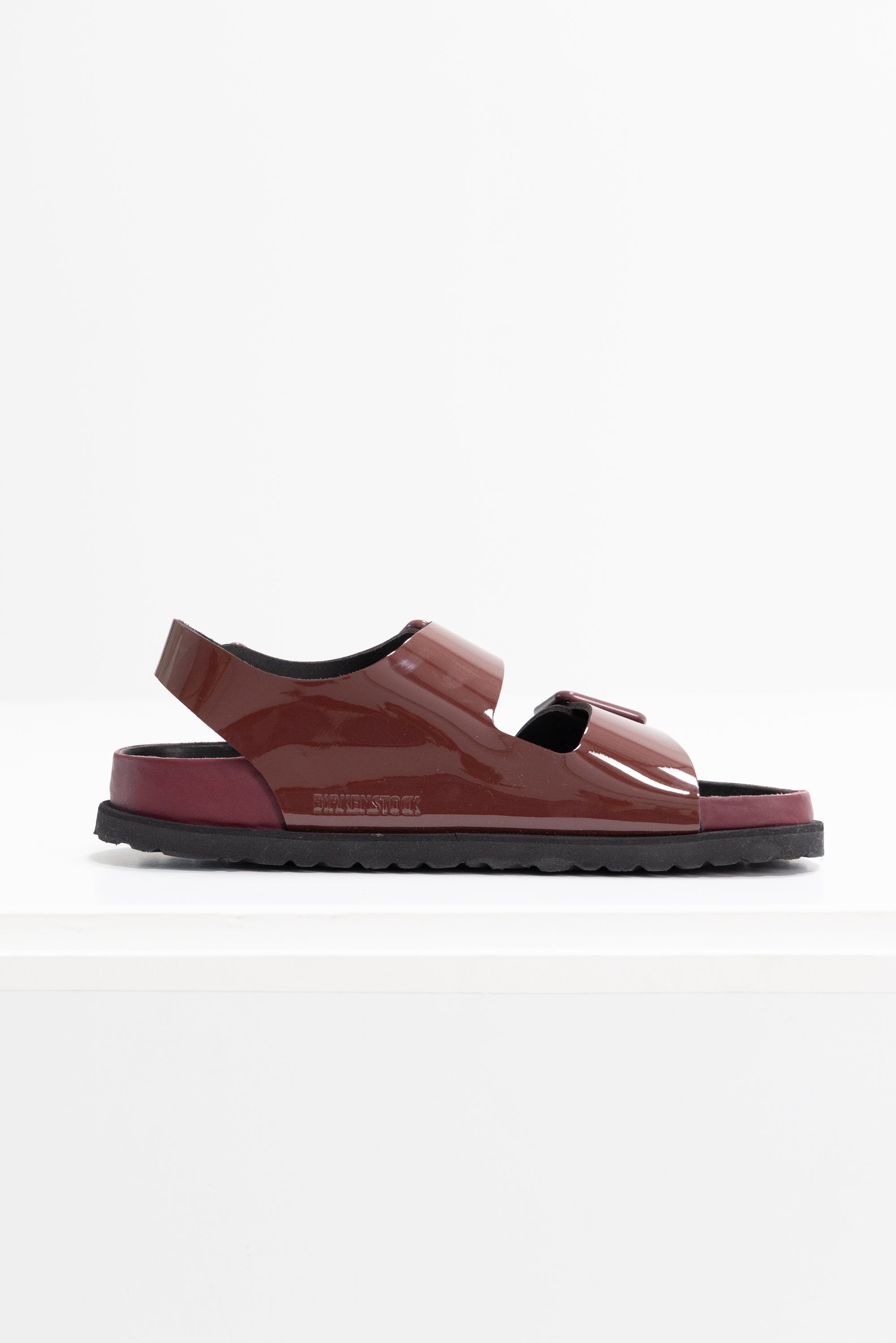 BIRKENSTOCK - Milano Shiny Patent Leather, Port