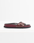 BIRKENSTOCK - Madrid Shiny Patent Leather, Port