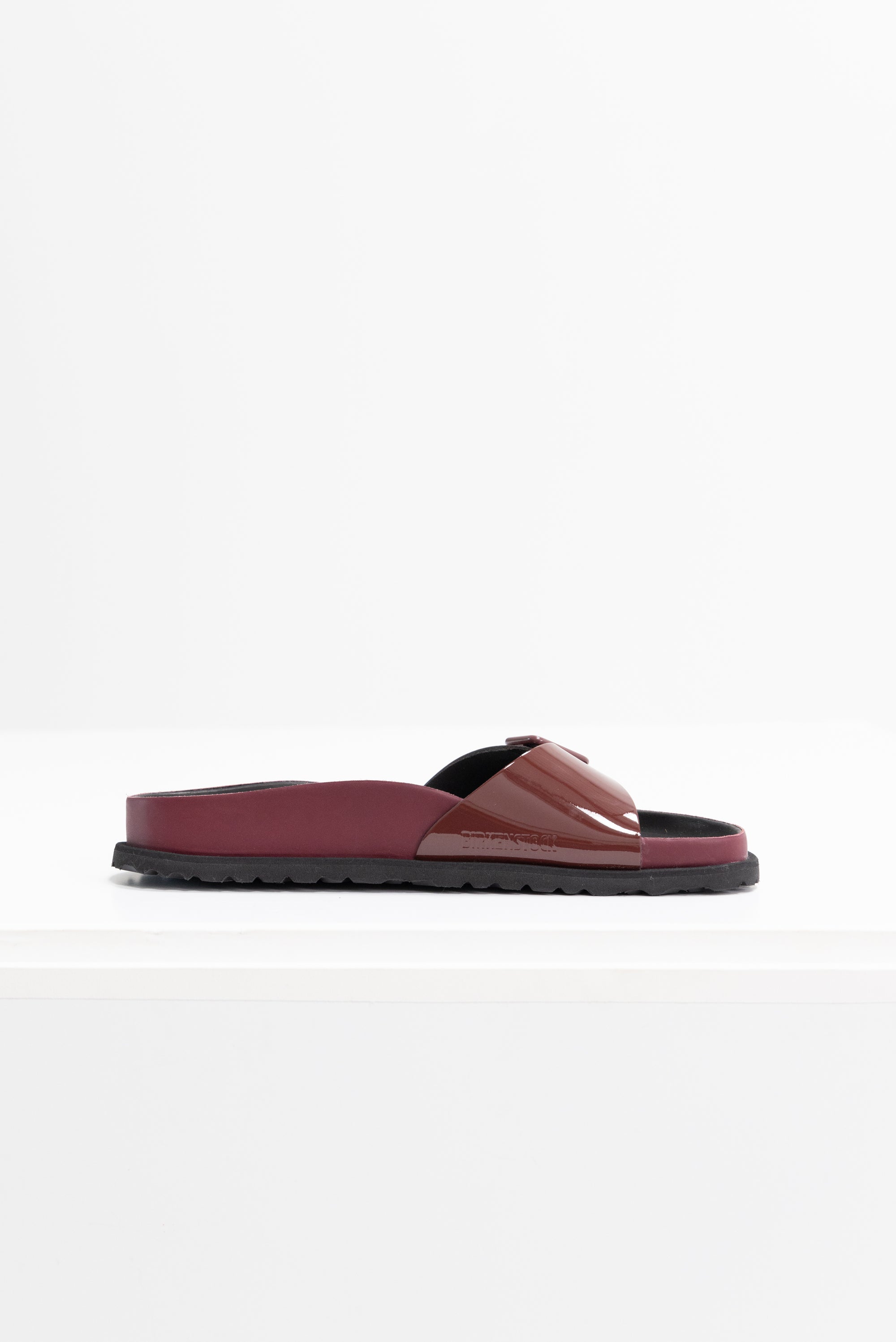 BIRKENSTOCK - Madrid Shiny Patent Leather, Port