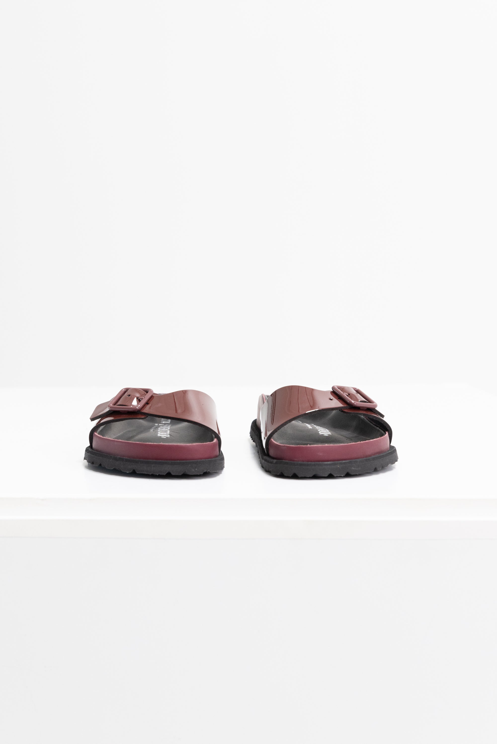 BIRKENSTOCK - Madrid Shiny Patent Leather, Port