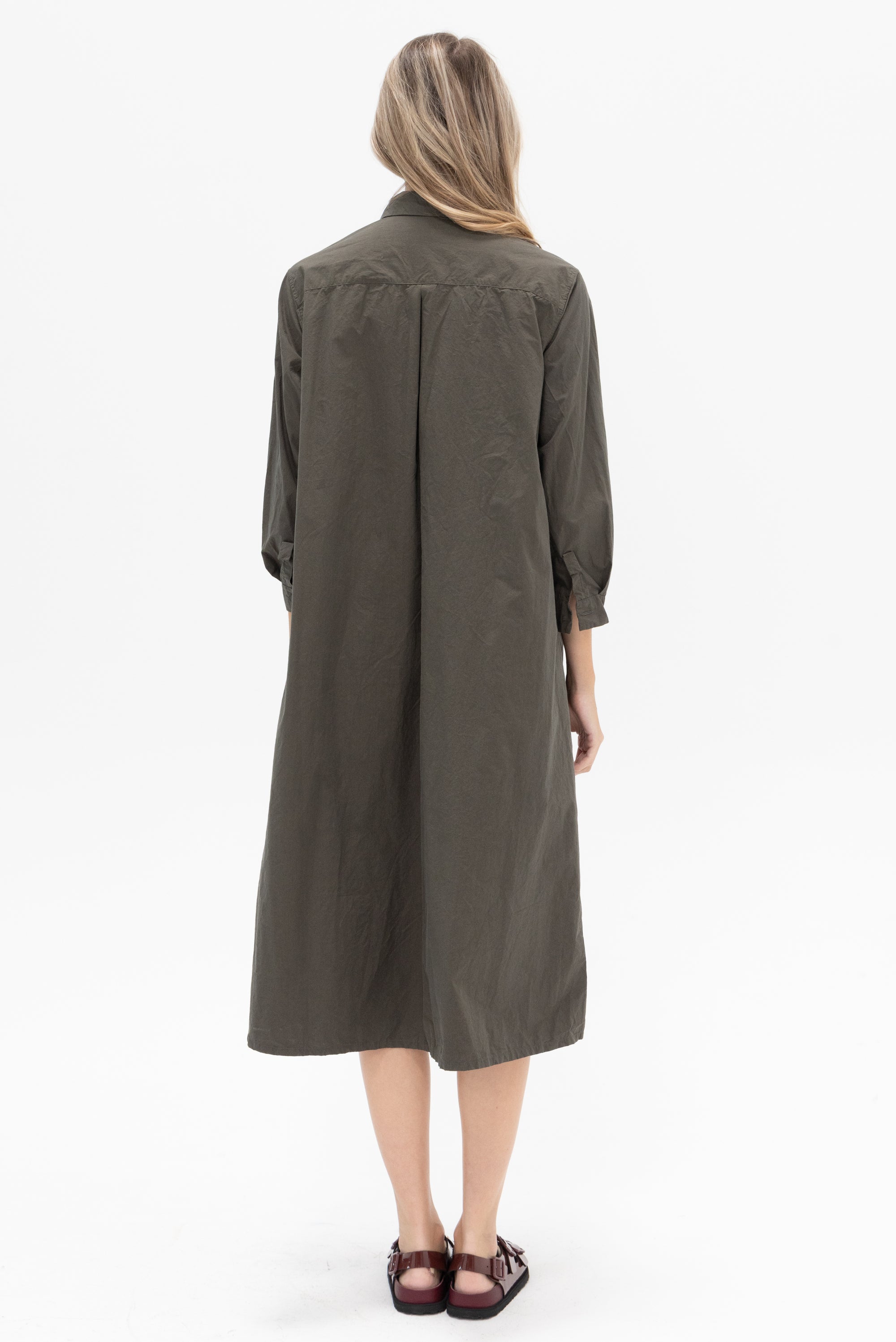 BERGFABEL - Shirt Dress, Kaki