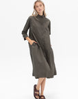 BERGFABEL - Shirt Dress, Kaki