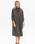 BERGFABEL - Shirt Dress, Kaki