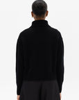 ALLUDE - Zip Cardigan, Noir