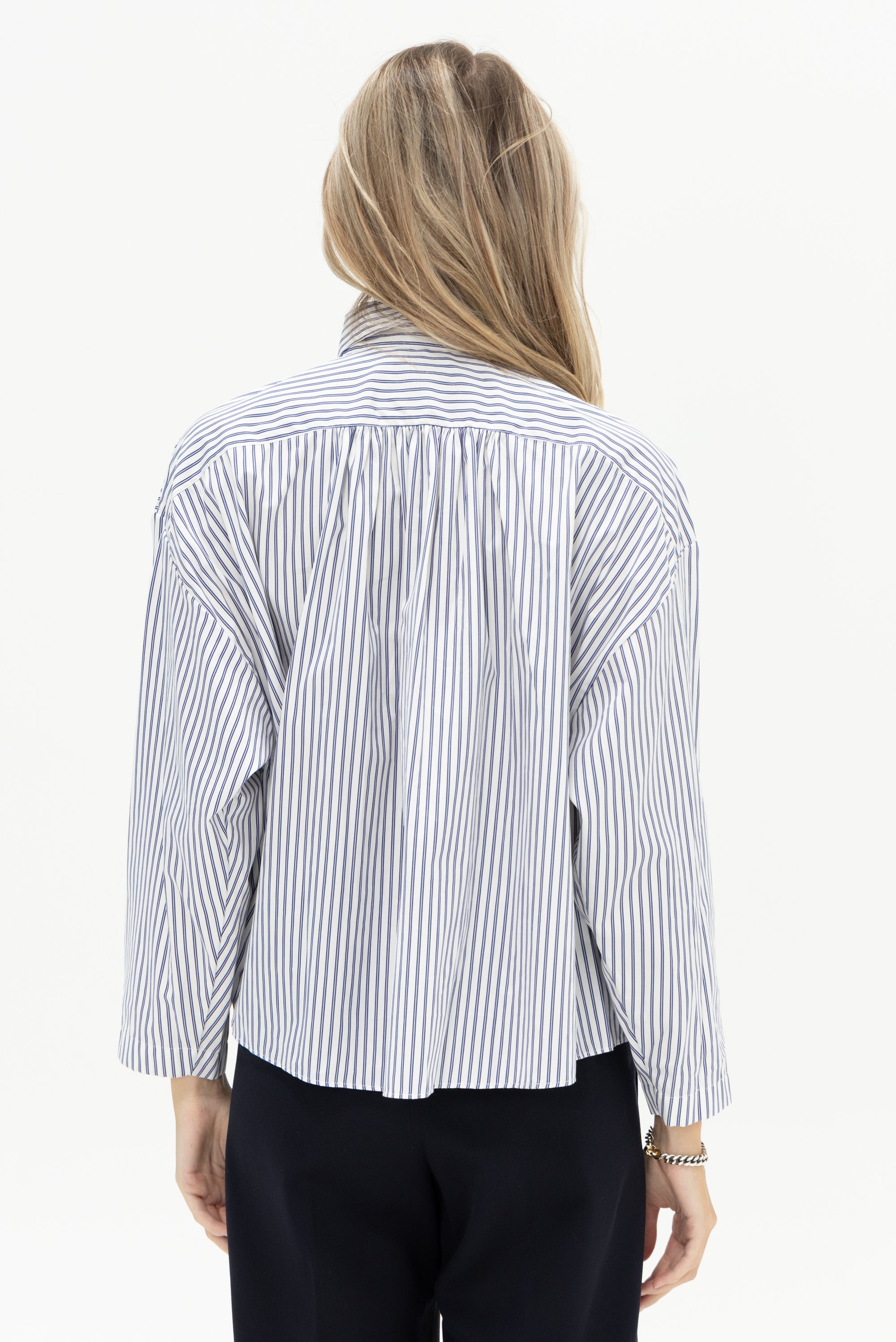 BERGFABEL - Short Overshirt, Stripe