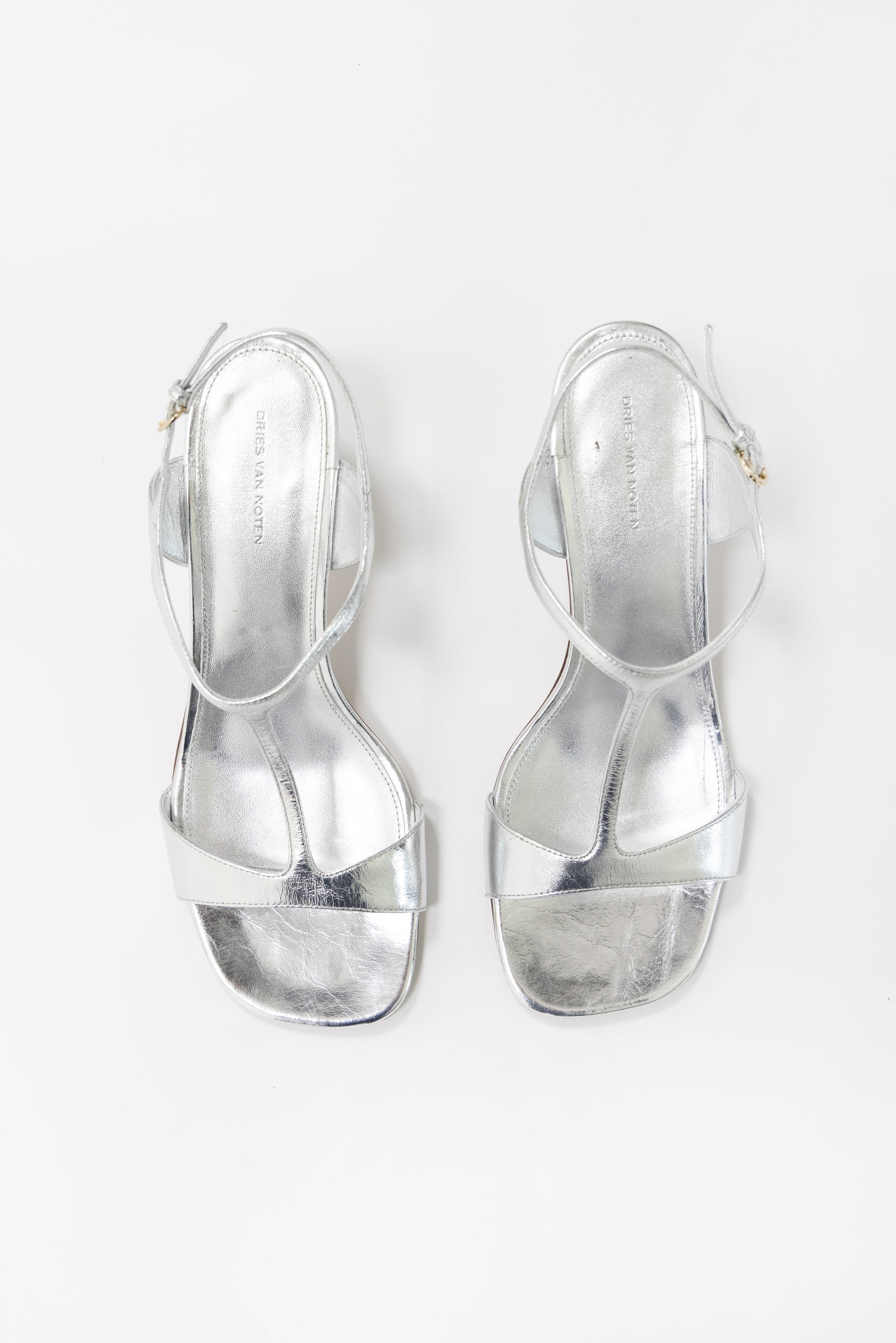 Metallic Sandal, Silver