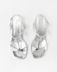 Metallic Sandal, Silver