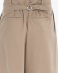 TIBI - Big Twill Triple Pleat Cropped Pant, Vintage Khaki