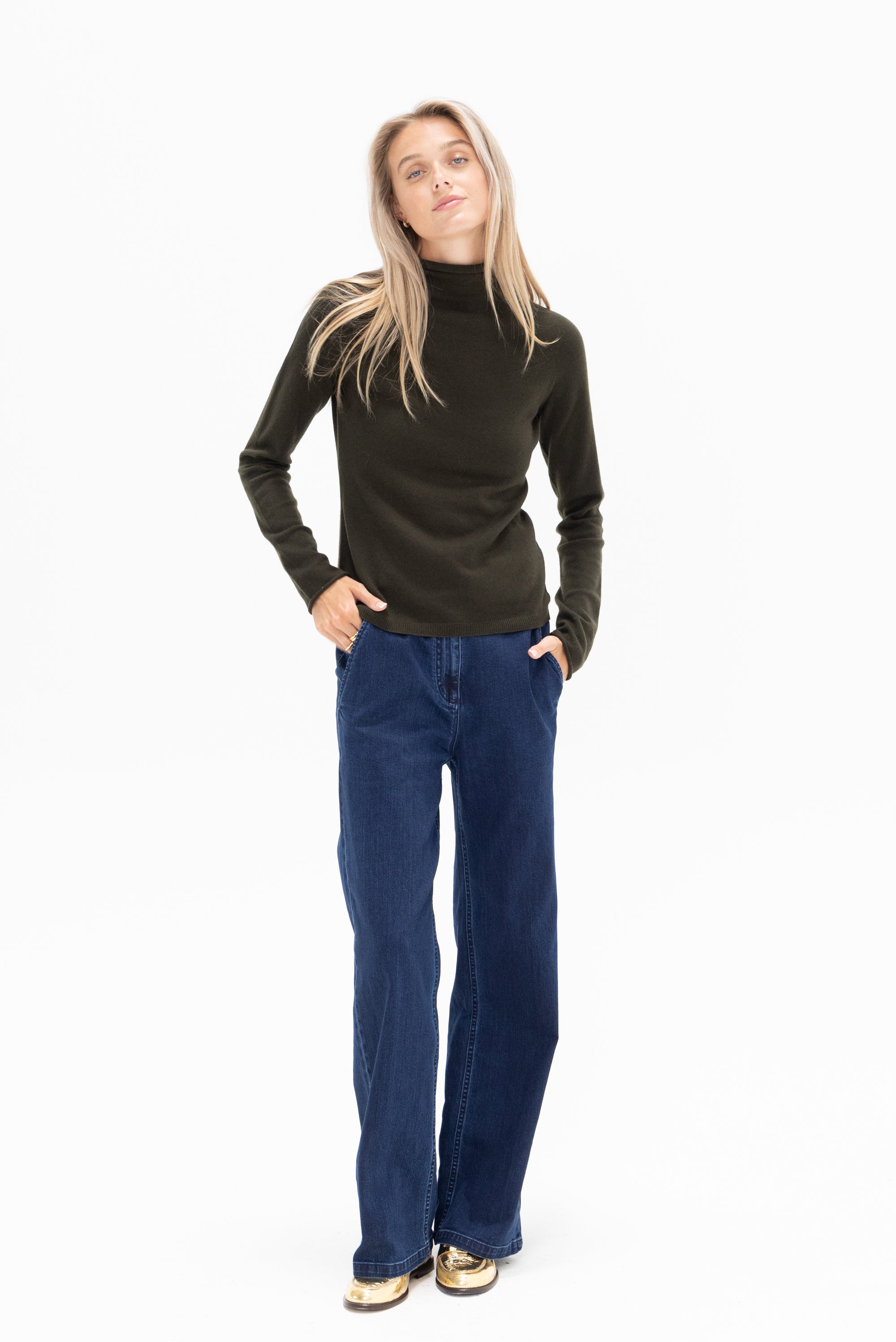 TIBI - Barry Classic Jean, Indigo