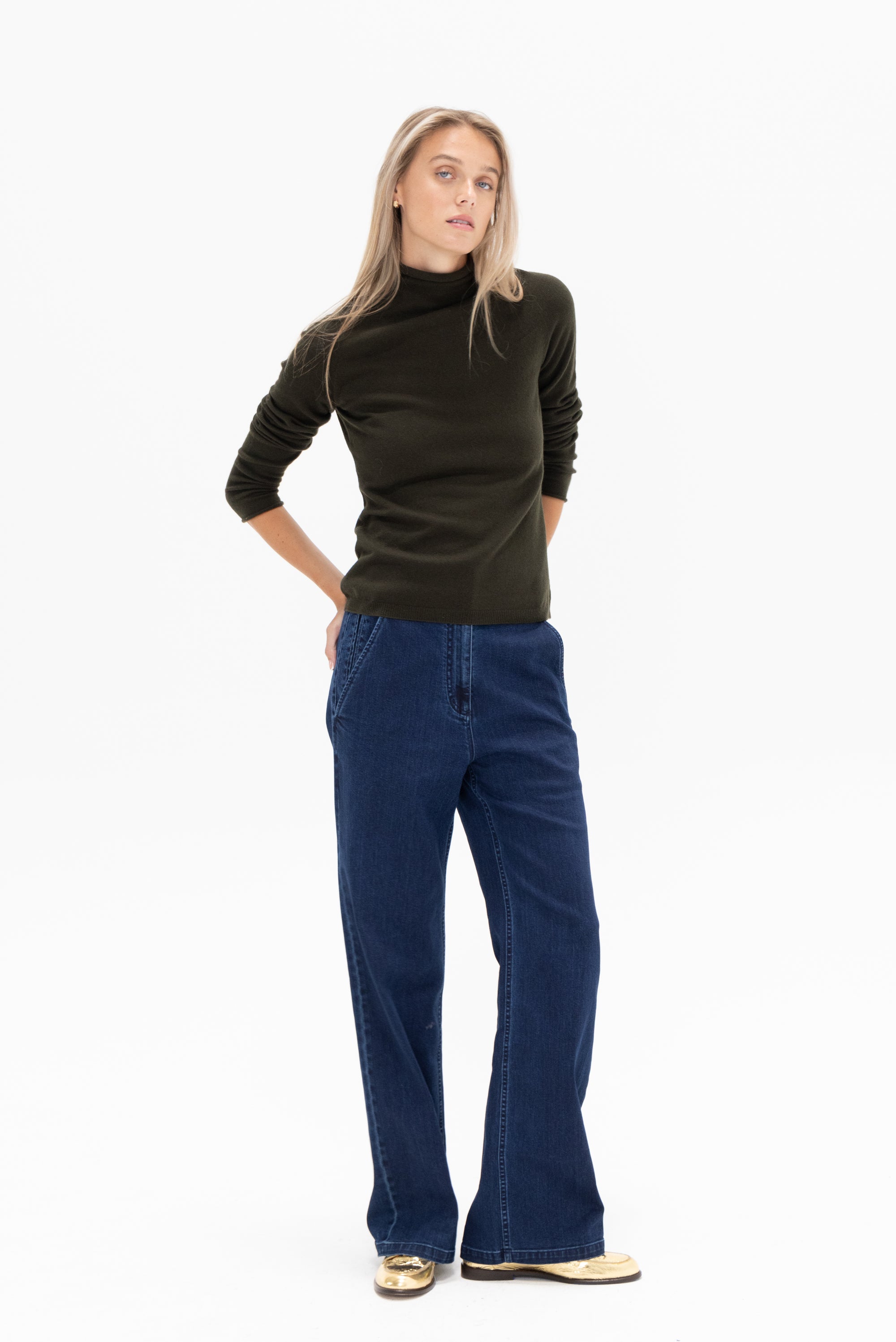 TIBI - Barry Classic Jean, Indigo