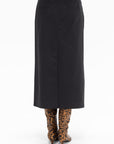 TIBI - Bio Twill Triple Pleat Skirt, Black