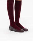 TIBI - Borg Tall, Burgundy