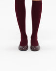 TIBI - Borg Tall, Burgundy