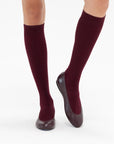 TIBI - Borg Tall, Burgundy